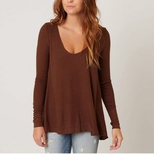NWOT Free People Chocolate Thermal